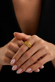 22 Ayar Ajda Tasarım Altın Yüzük