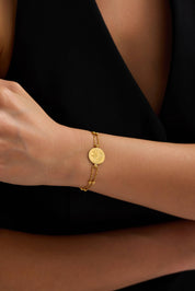 22 Ayar Çeyrek Reşatlı Dorika Altın Bileklik