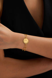 22 Ayar Çeyrekli Dorika Altın Bileklik