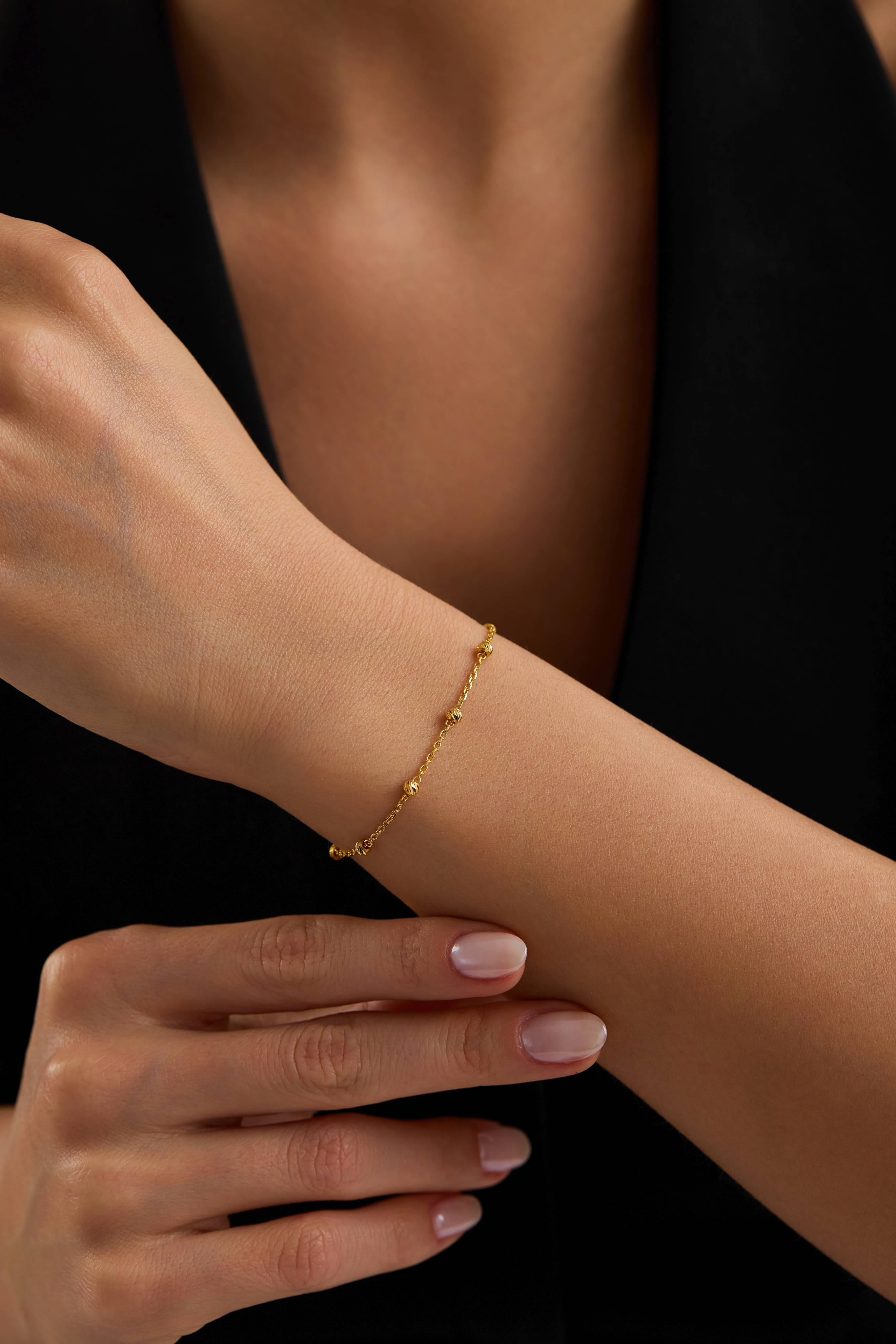 22 Ayar Dorika Altın Bileklik