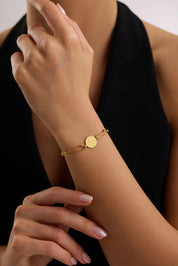 22 Ayar Dorikalı Tuğralı Altın Bileklik