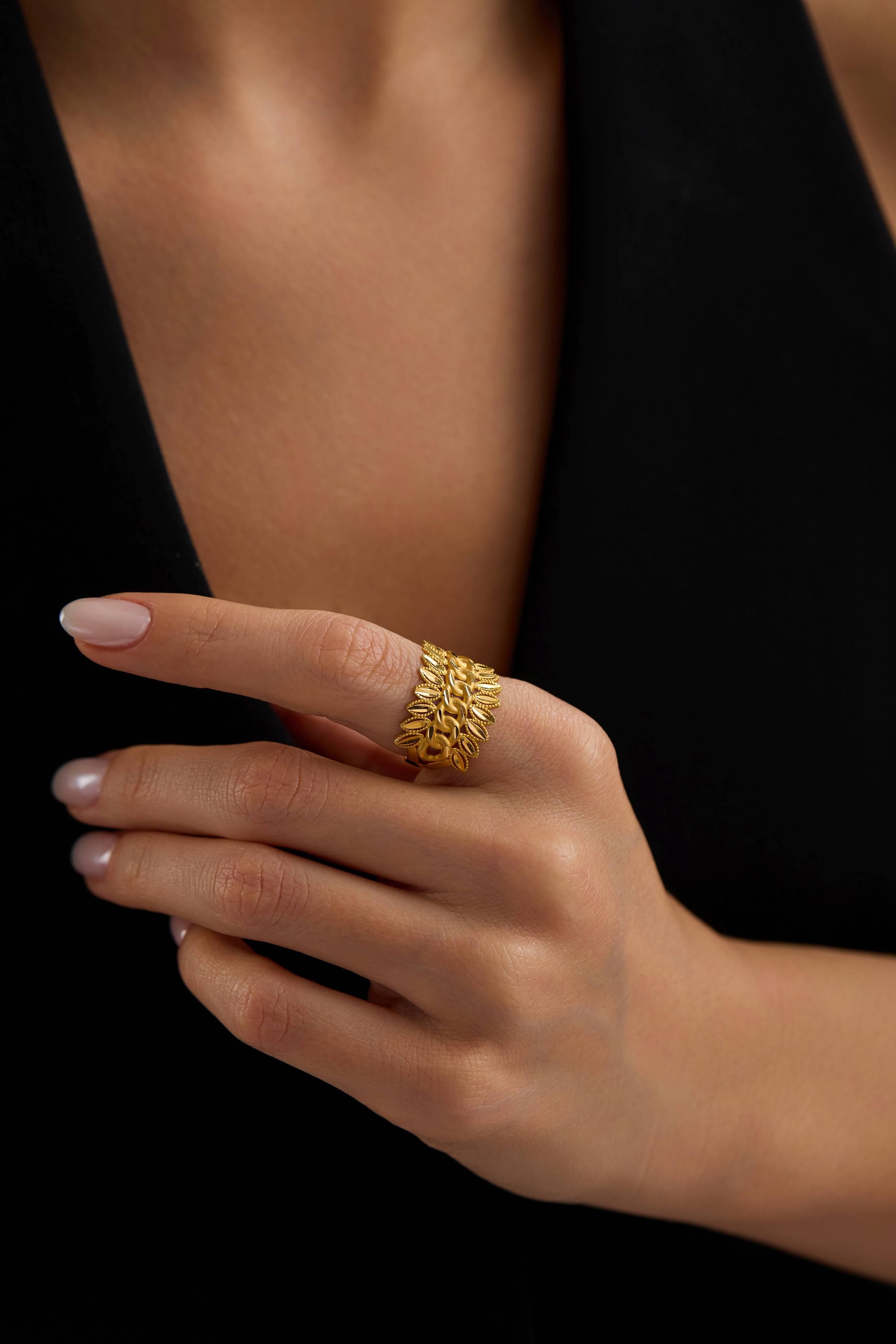 22 Ayar Gurmet Altın Yüzük