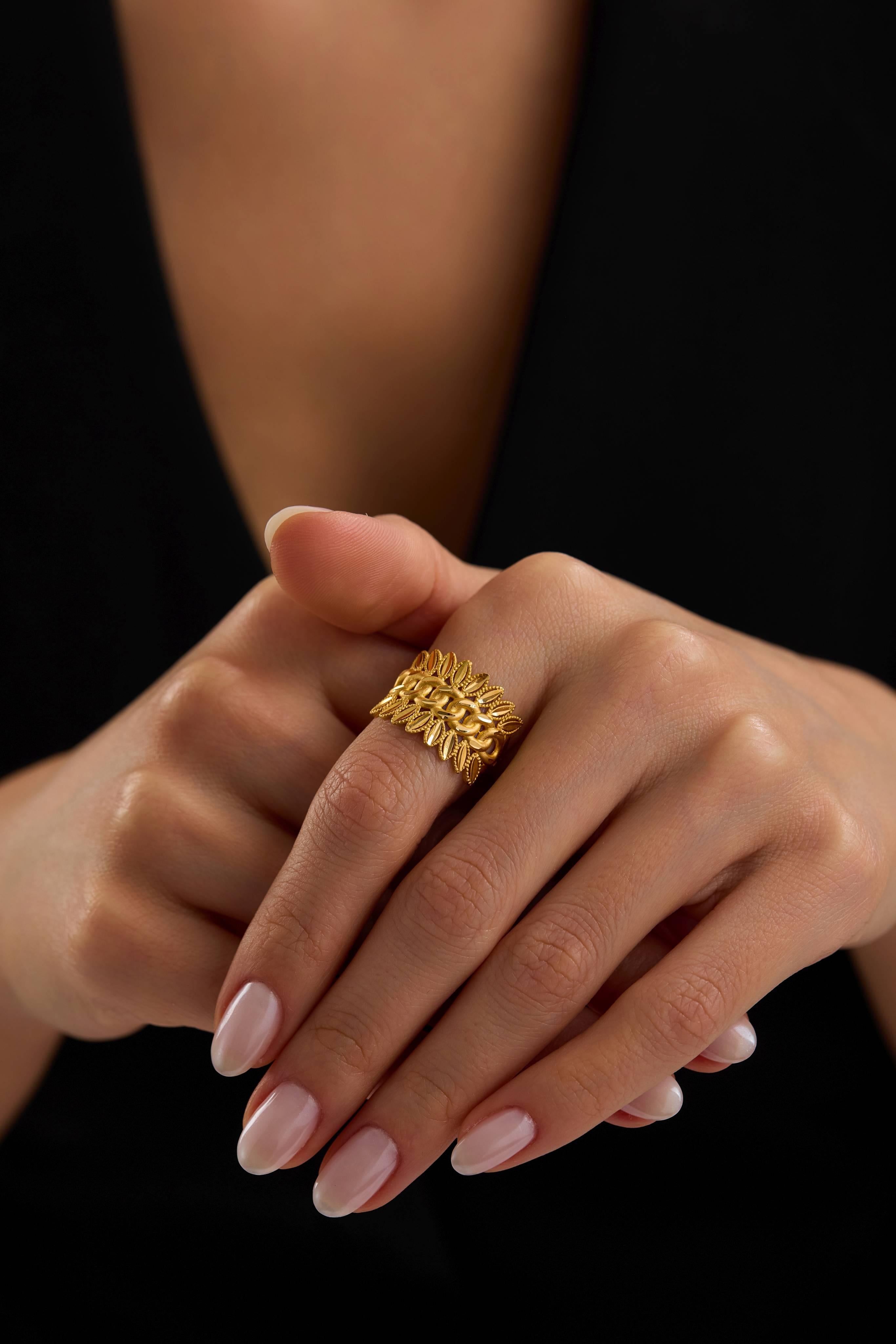 22 Ayar Gurmet Altın Yüzük