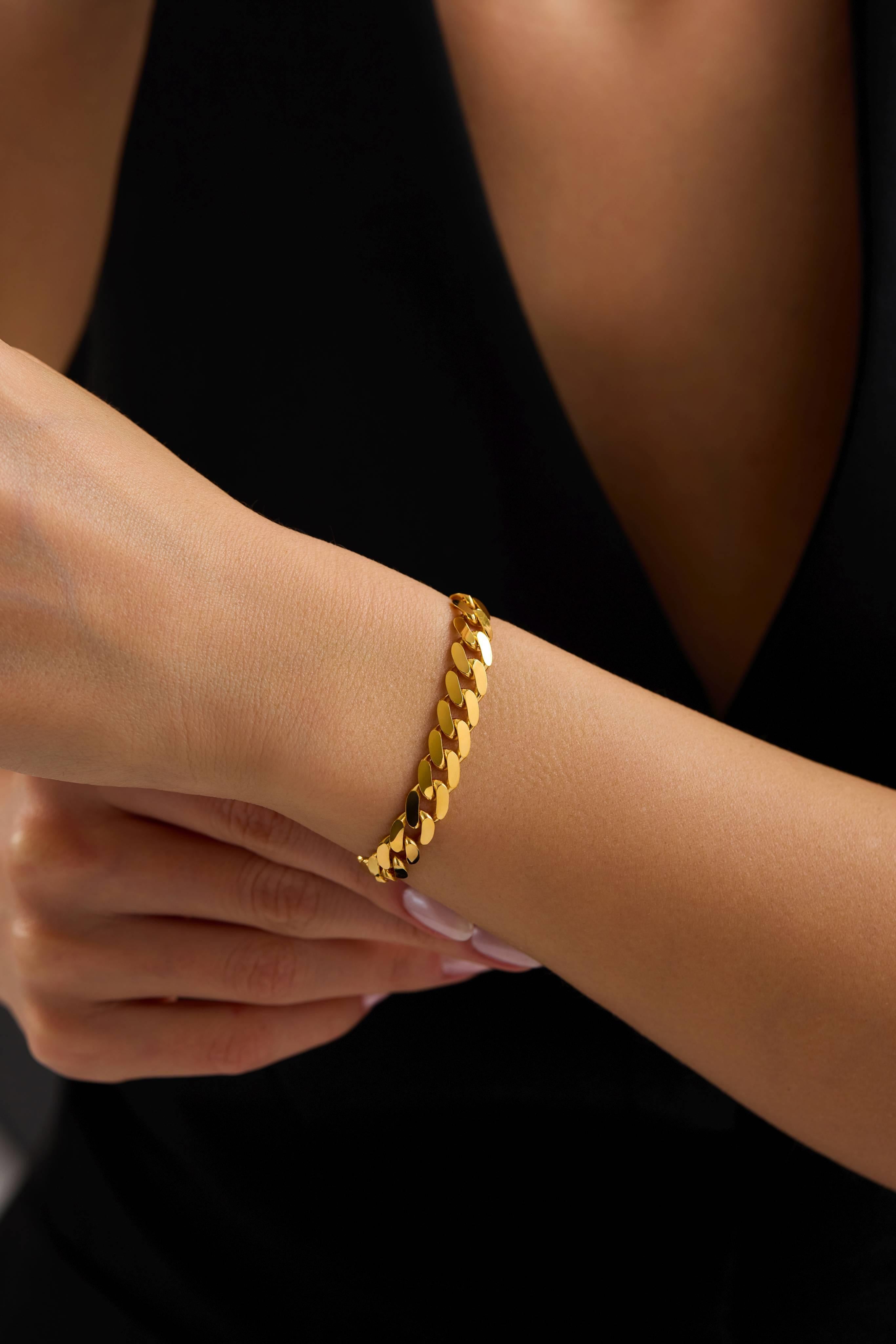 22 Ayar Gurmet Altın Zincir Bileklik