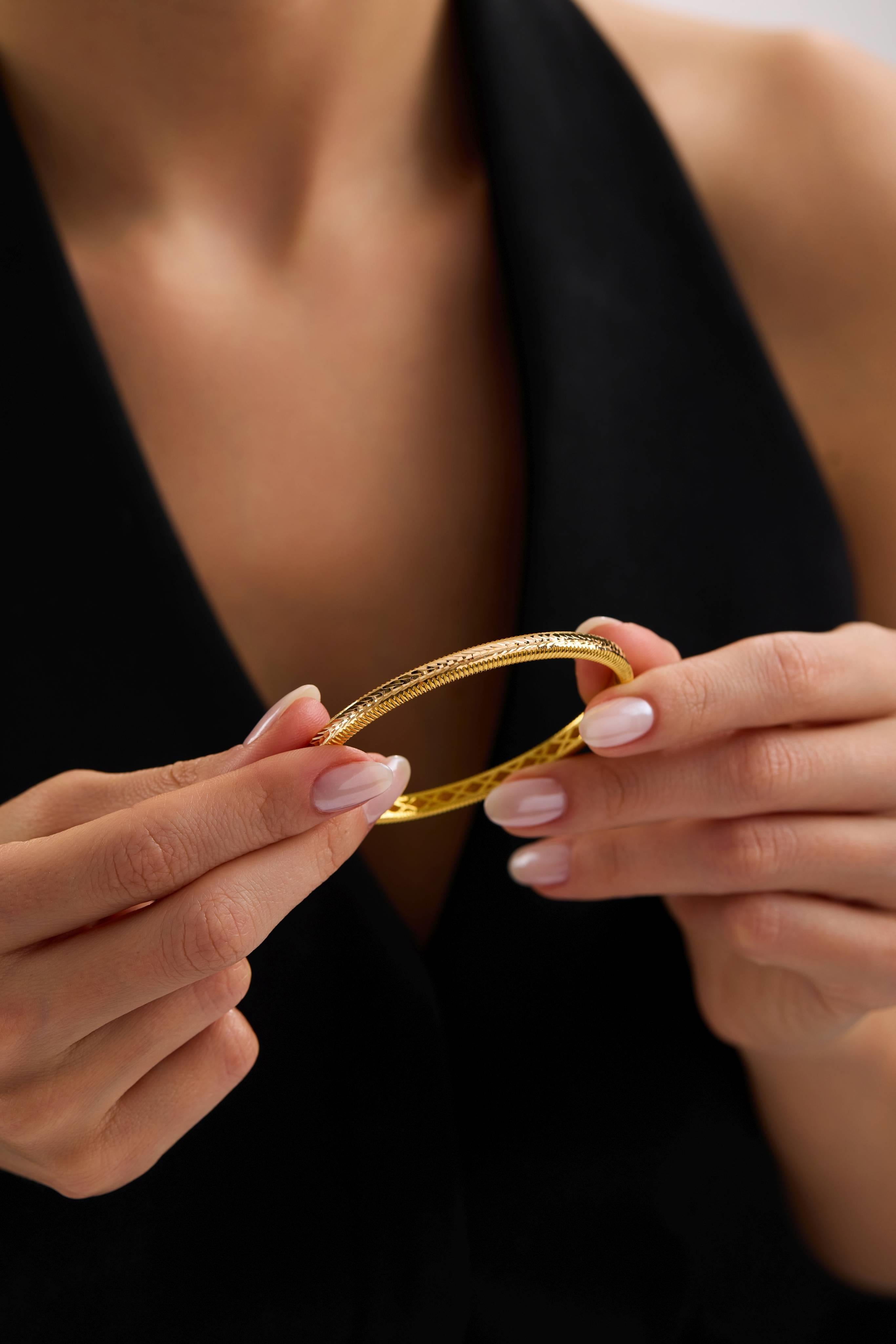 22 Ayar Kalemli Altın Kelepçe