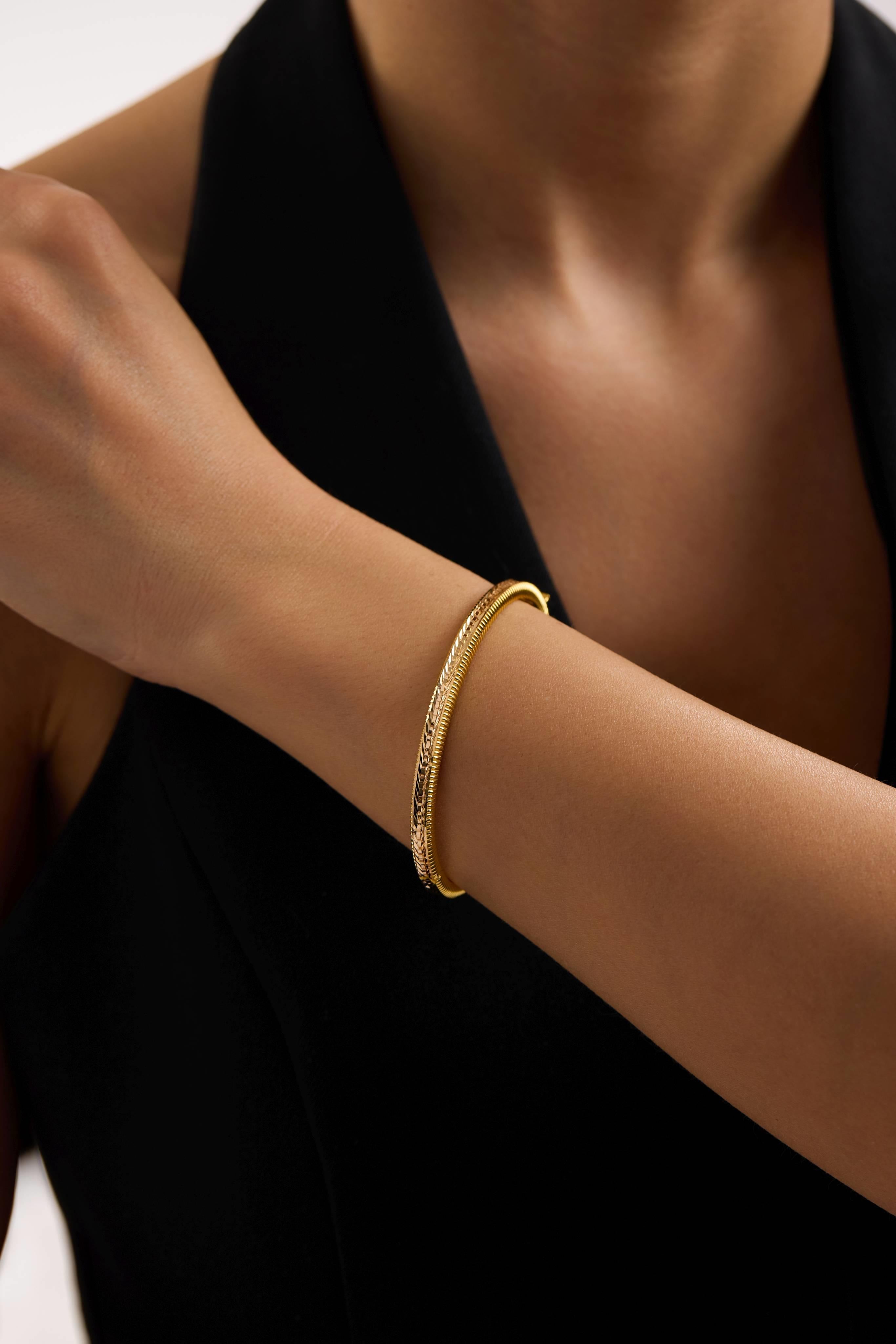 22 Ayar Kalemli Altın Kelepçe