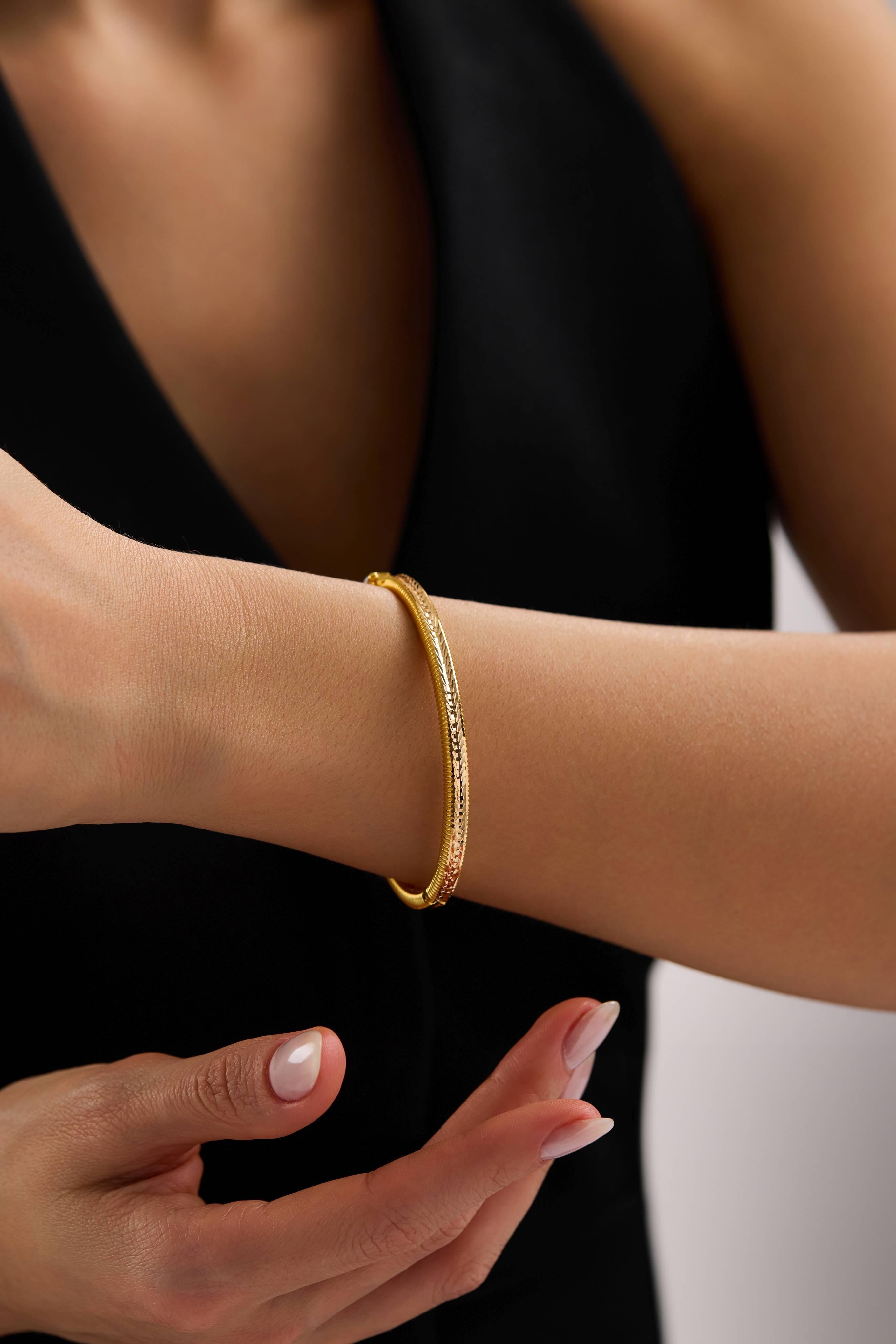 22 Ayar Kalemli Altın Kelepçe