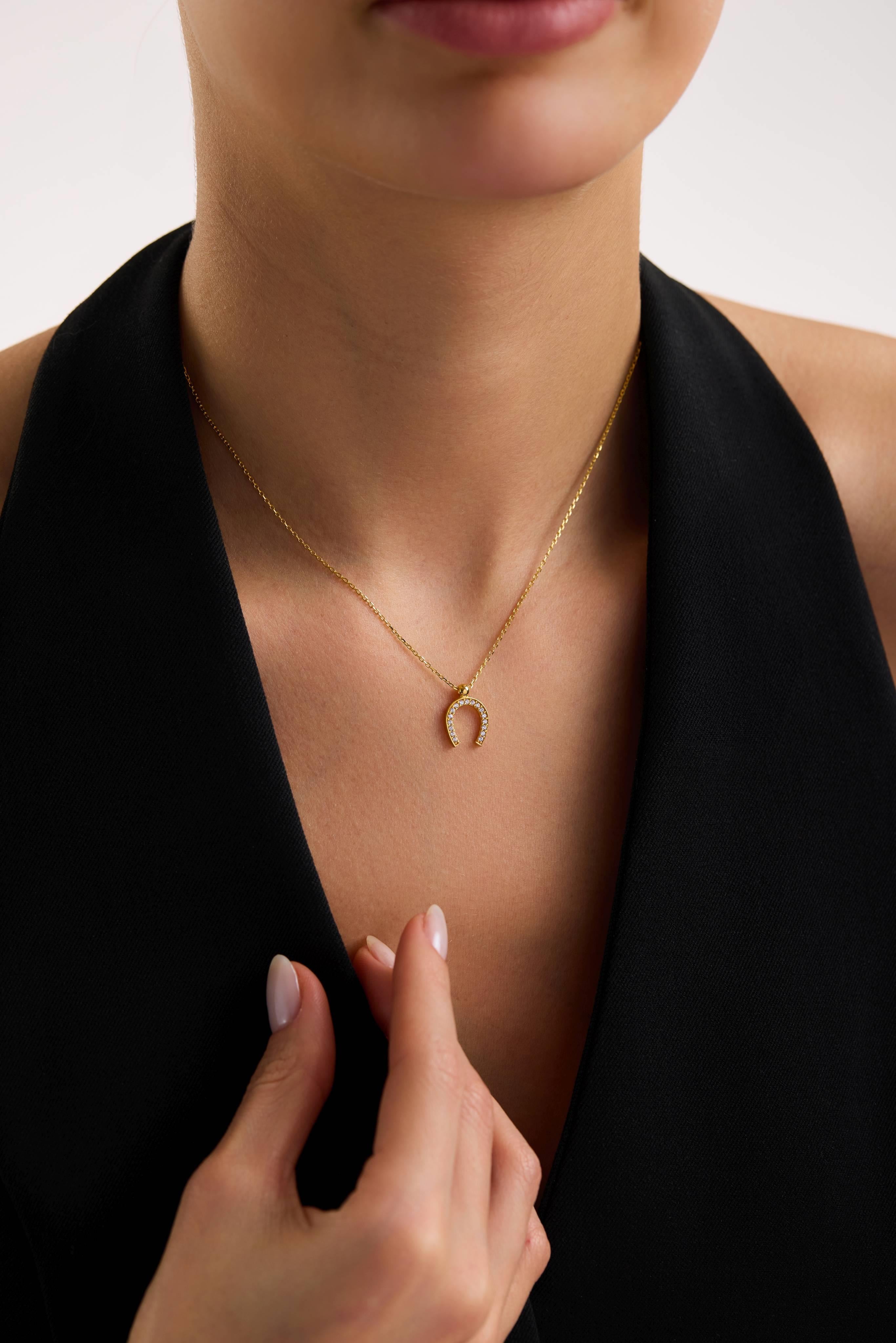 22 Ayar Nal Altın Kolye