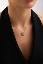 22 Ayar Nazar Altın Kolye