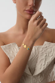 22 Ayar Qalamkar Altın Bileklik