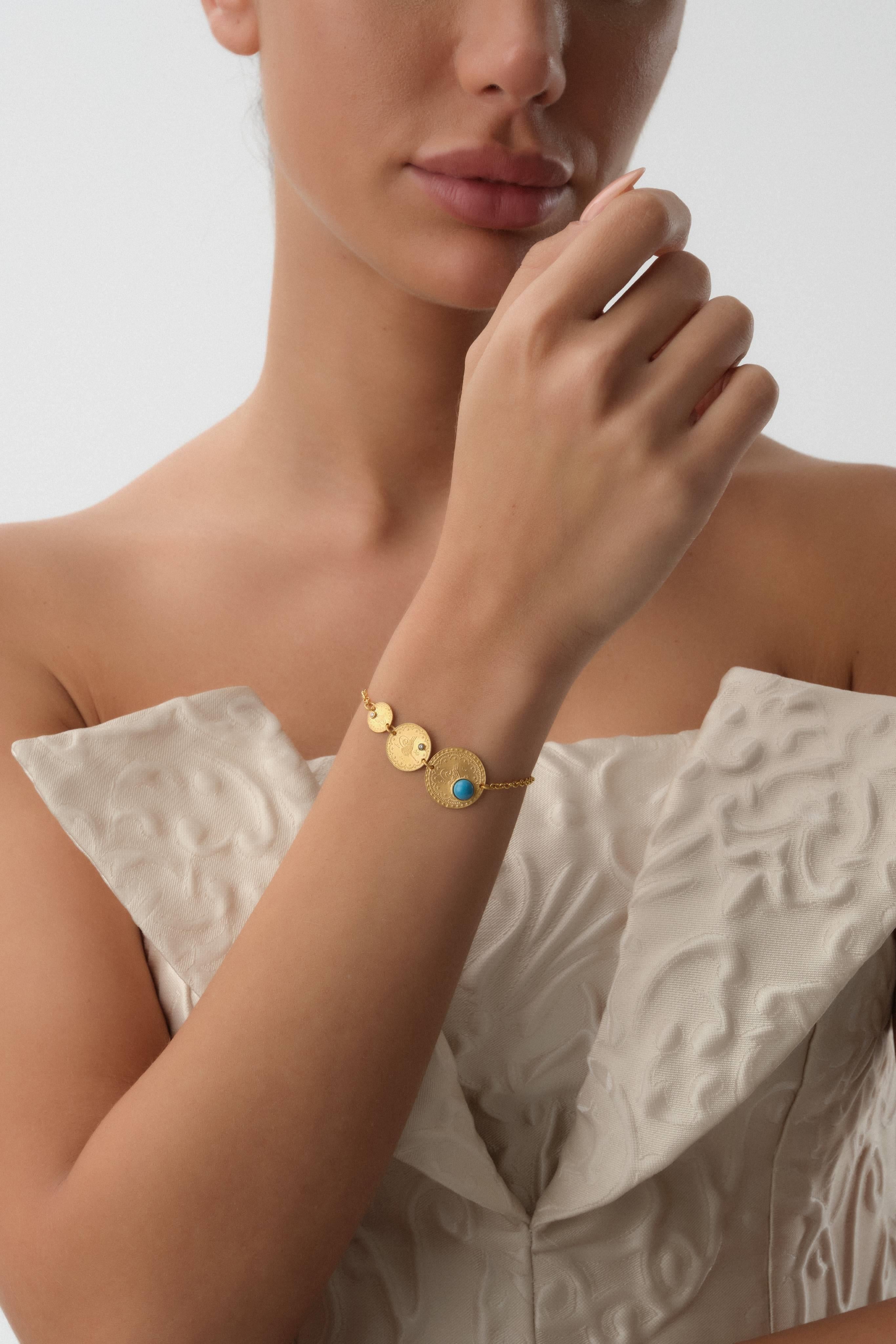 22 Ayar Qalamkar Altın Bileklik