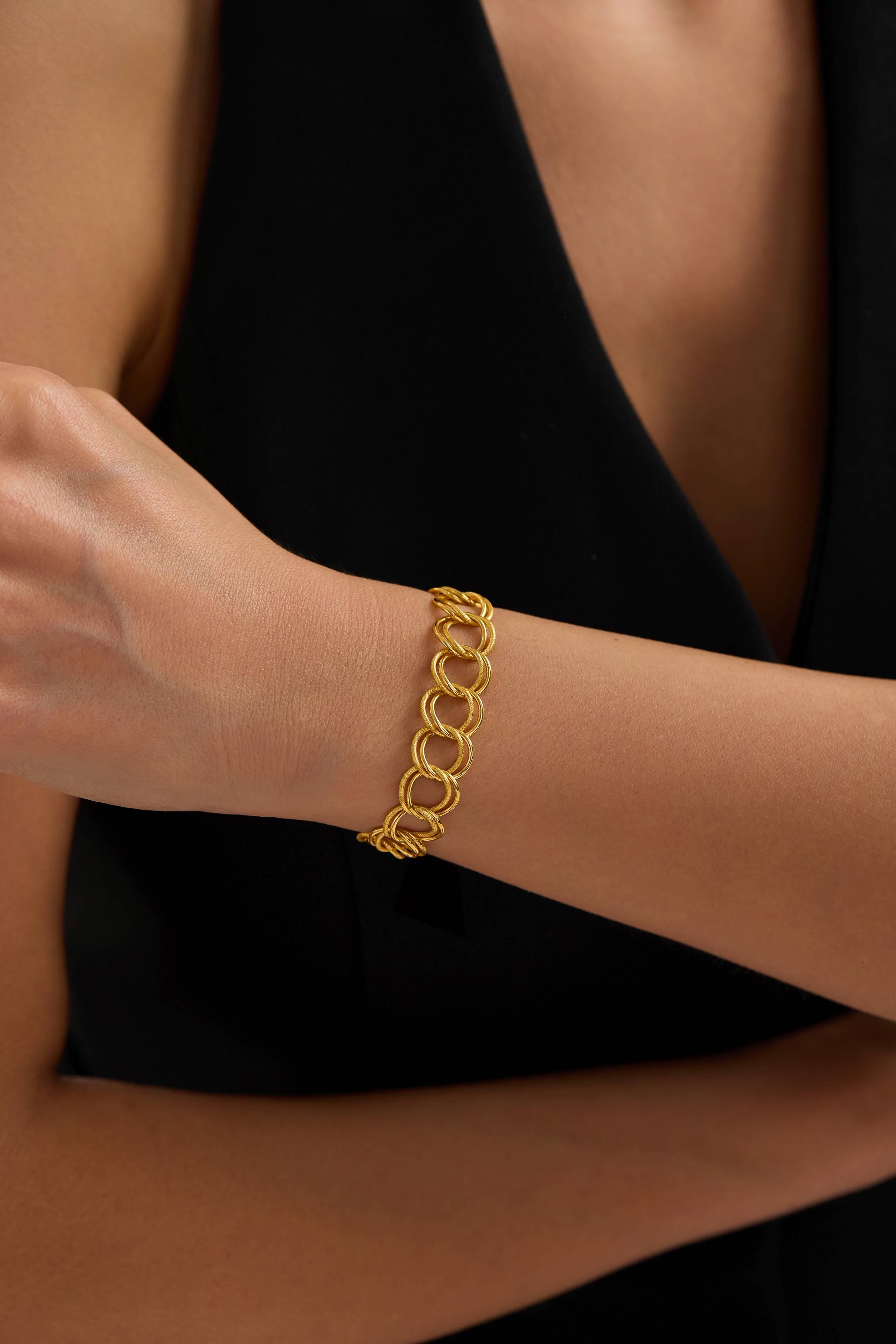 22 Ayar Samanyolu Zincir Altın Bileklik