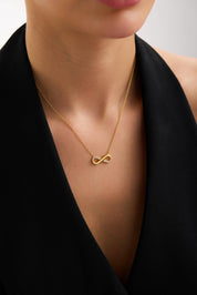 22 Ayar Sonsuzluk Altın Kolye