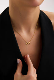 22 Ayar Sonsuzluk Altın Kolye