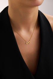 22 Ayar Sonsuzluk Altın Kolye