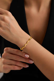 22 Ayar Tasarım Altın Bileklik