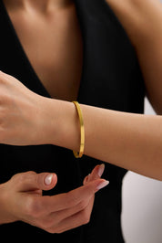 22 Ayar Tasarım Altın Kelepçe