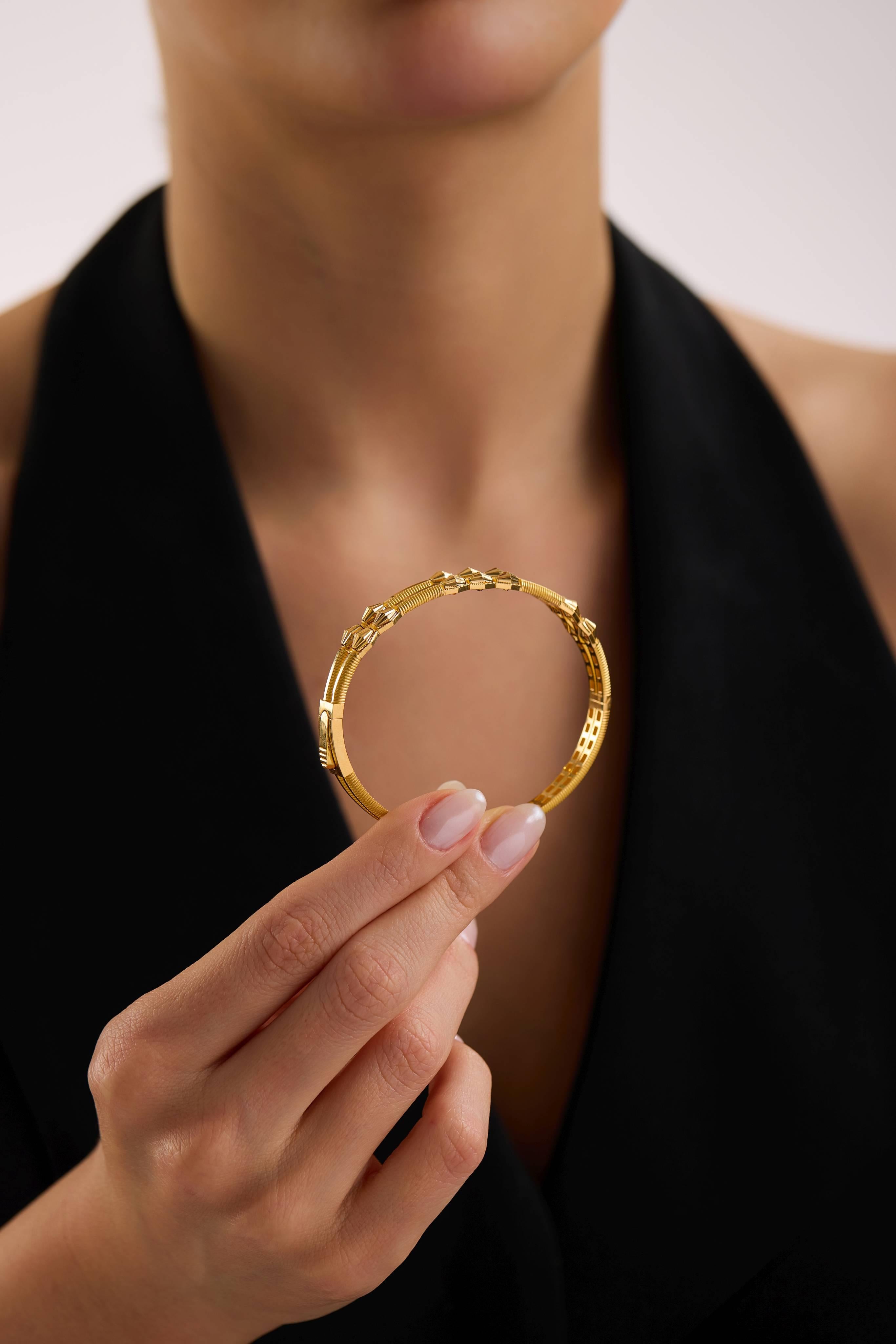 22 Ayar Tasarım Altın Kelepçe