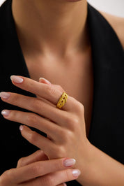 22 Ayar Tasarım Altın Yüzük