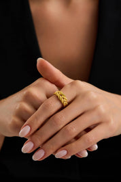 22 Ayar Tasarım Altın Yüzük