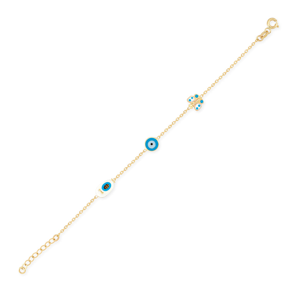 Gold Nazar Bracelet