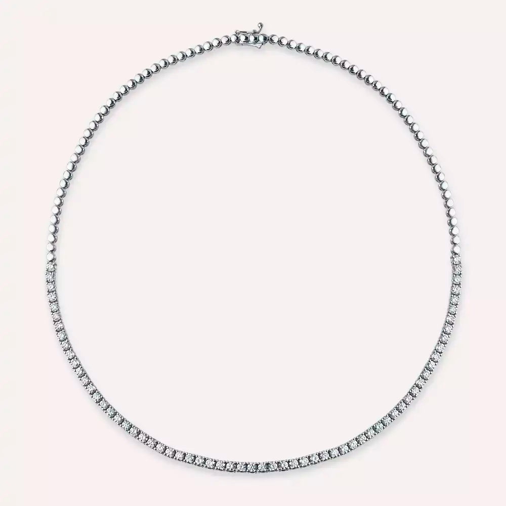 5.20 CT Pırlanta Taşlı Suyolu Gerdanlık