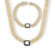 7Mm Baget Taşlı Altın Gurmet Set