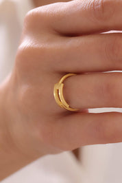 8 Ayar Ajda Kaburga Altın Yüzük