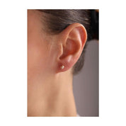 8 Ayar Altın Kalemli Vidalı Top Küpe 0,50GR 4mm.