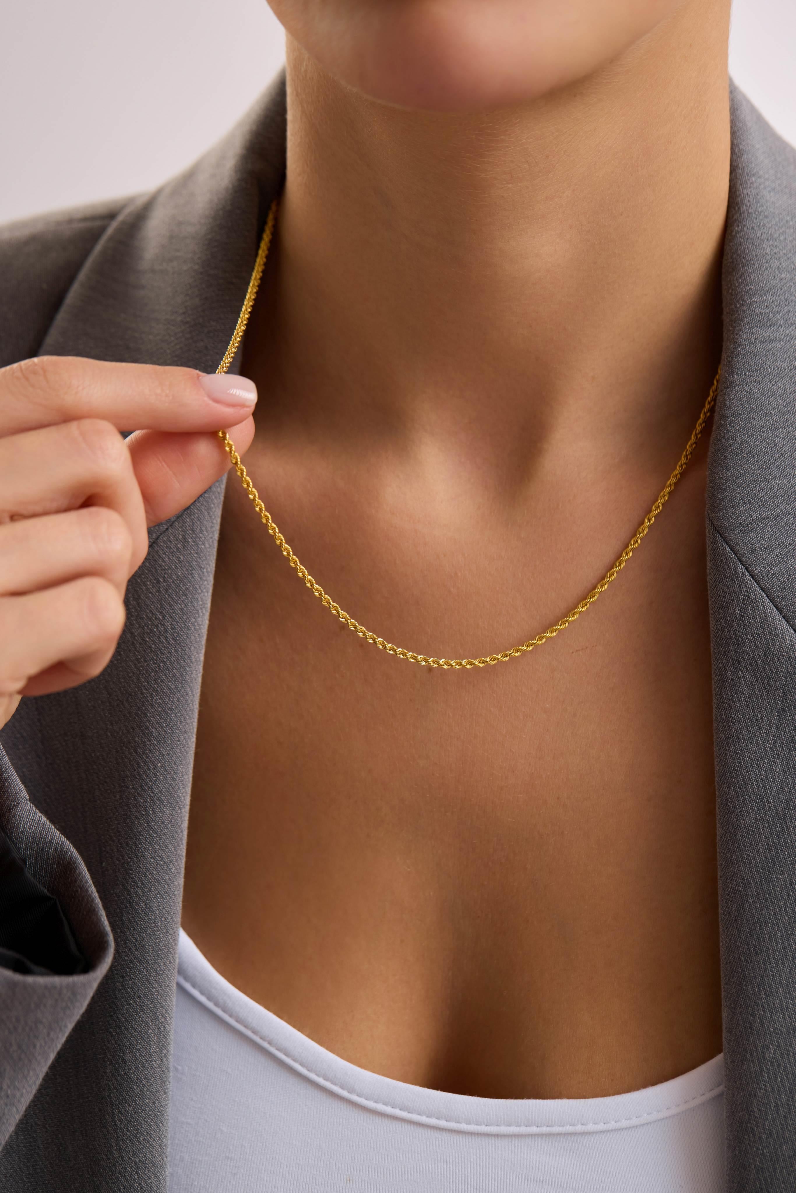 8 Ayar Halat Altın Zincir Kolye