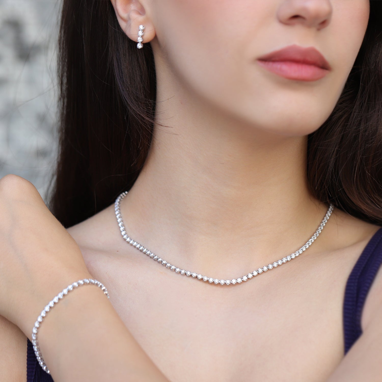 8.50 Karat Suyolu Pırlanta Set