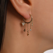 Halka Sallantılı Piercing