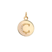 Letters Vintage Harf Altın Charm
