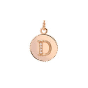 Letters Vintage Harf Altın Charm