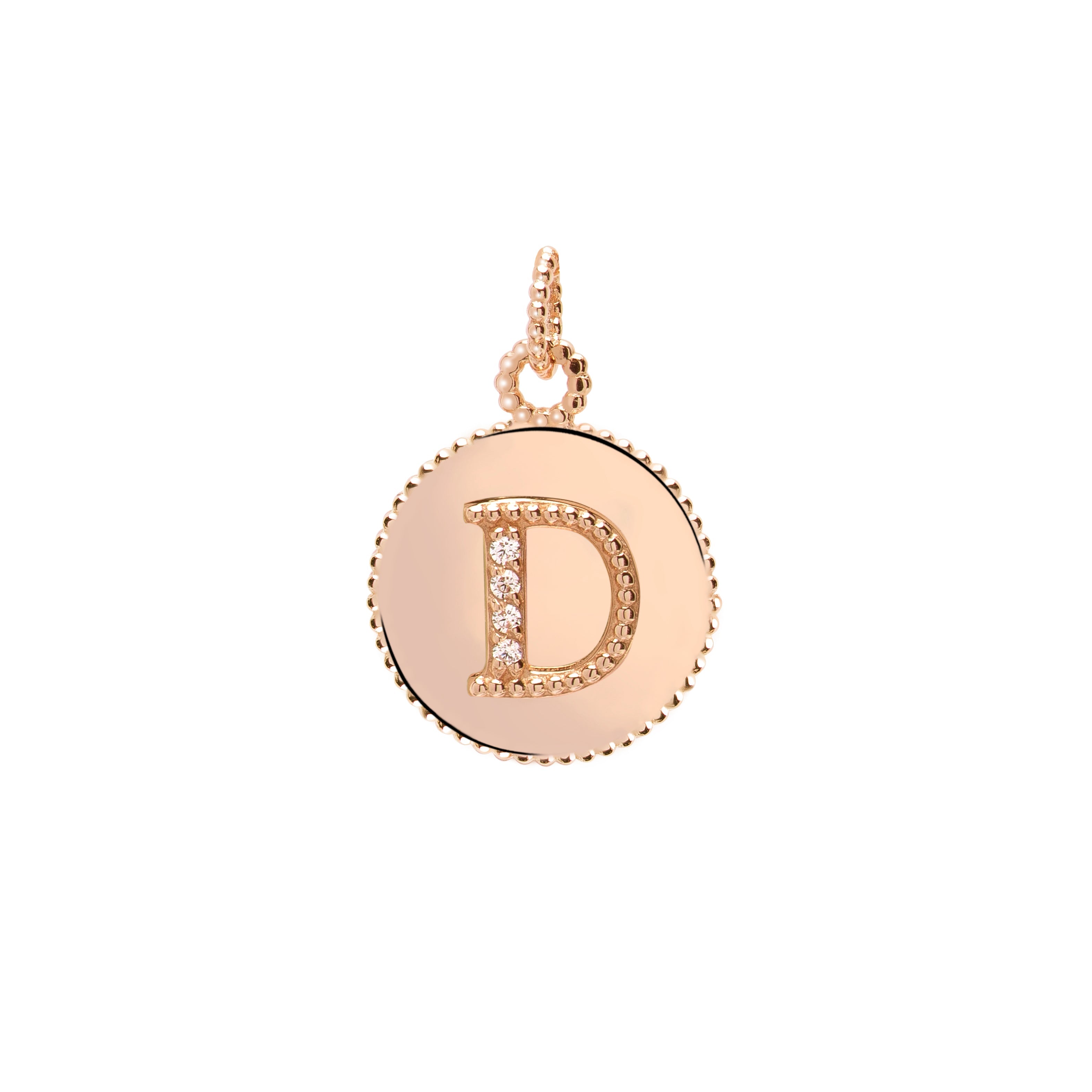 Letters Vintage Harf Altın Charm