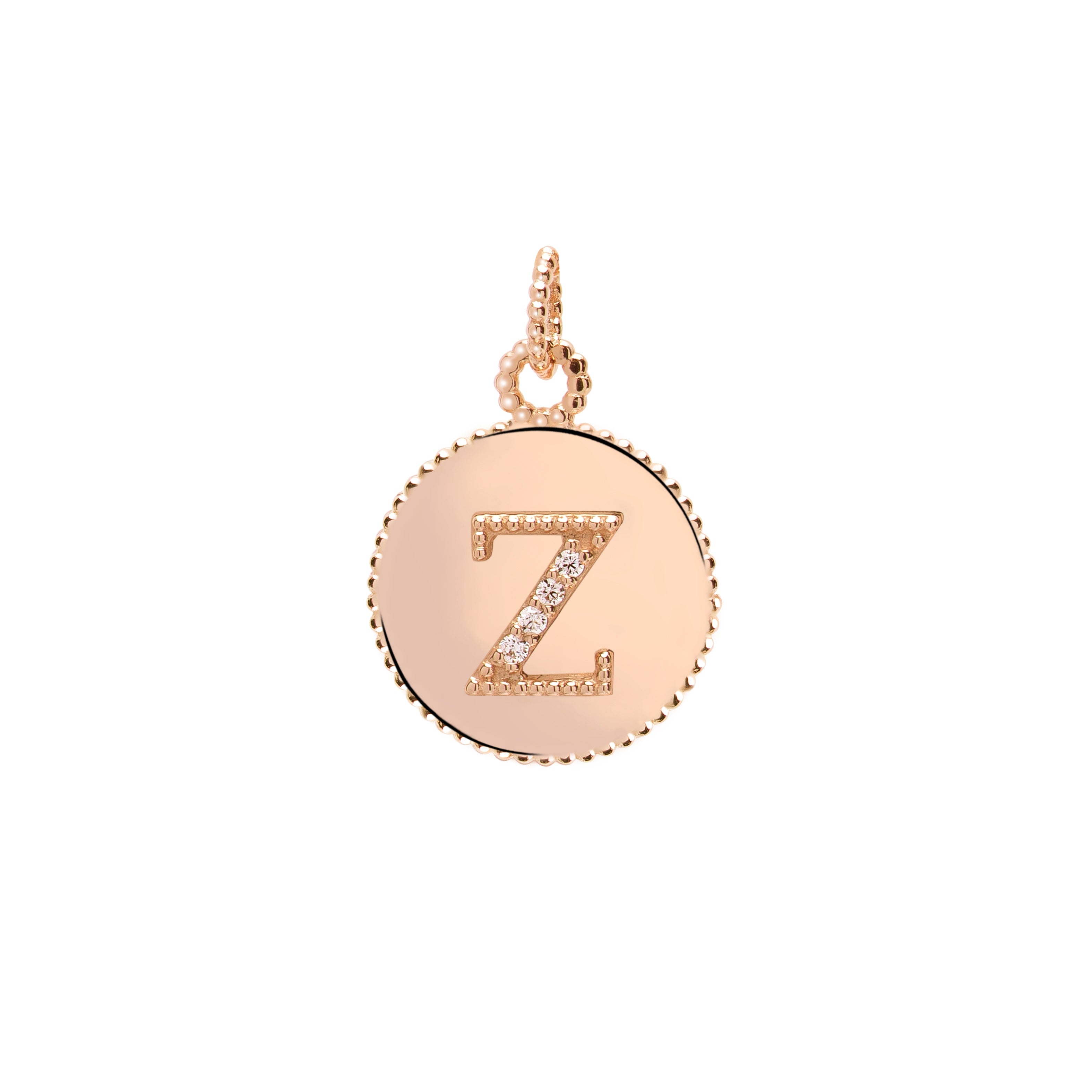 Letters Vintage Harf Altın Charm