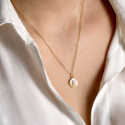 Letters Vintage Harf Altın Charm