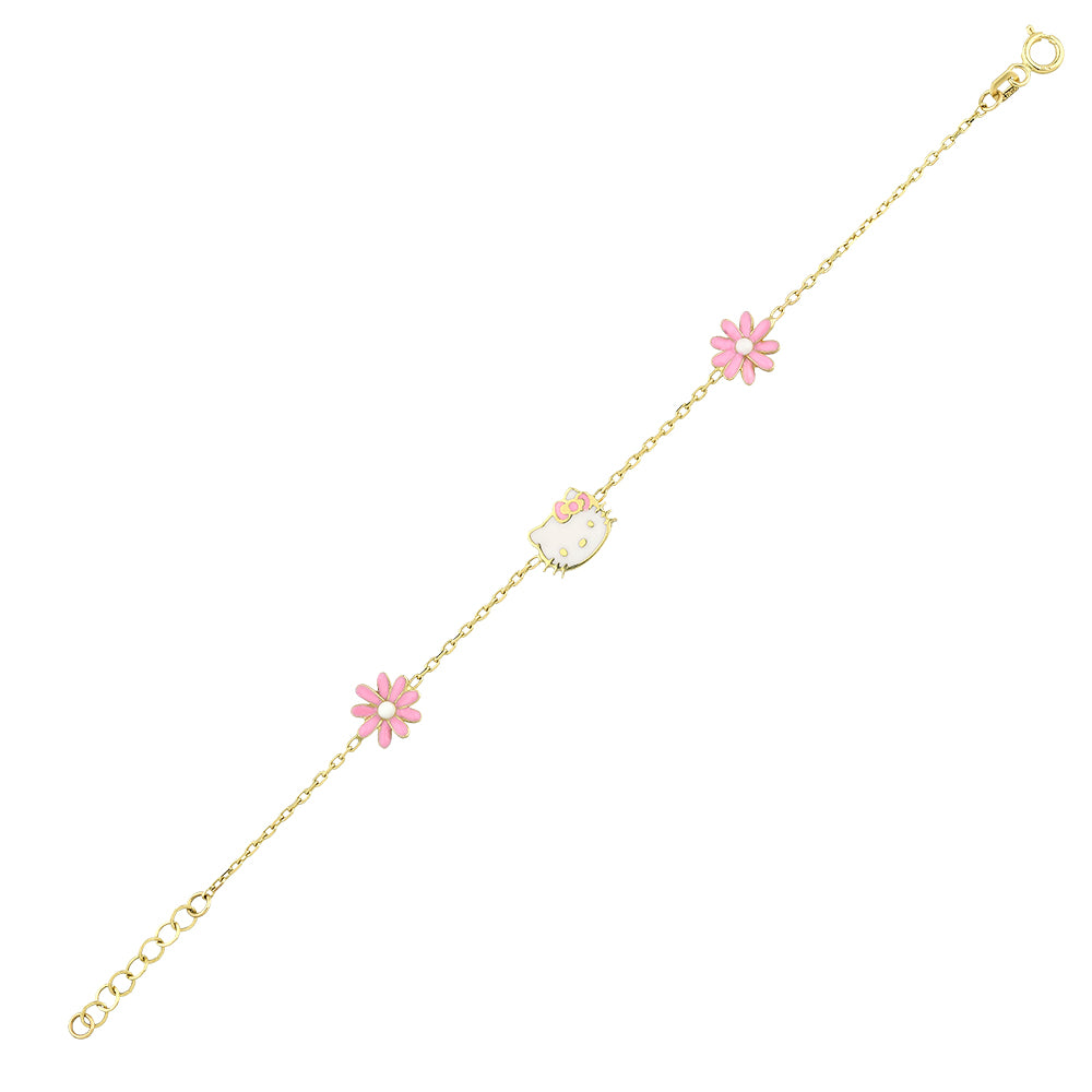 Hello Kitty Altın Bileklik BL0059