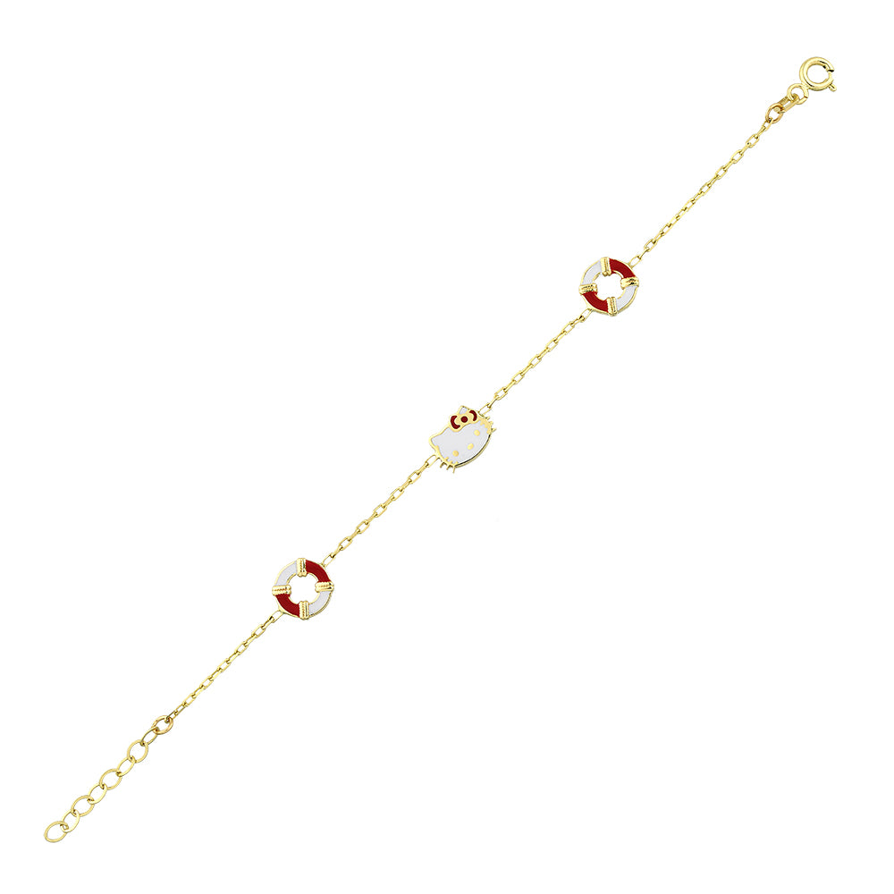 Hello Kitty Altın Bileklik BL2578A