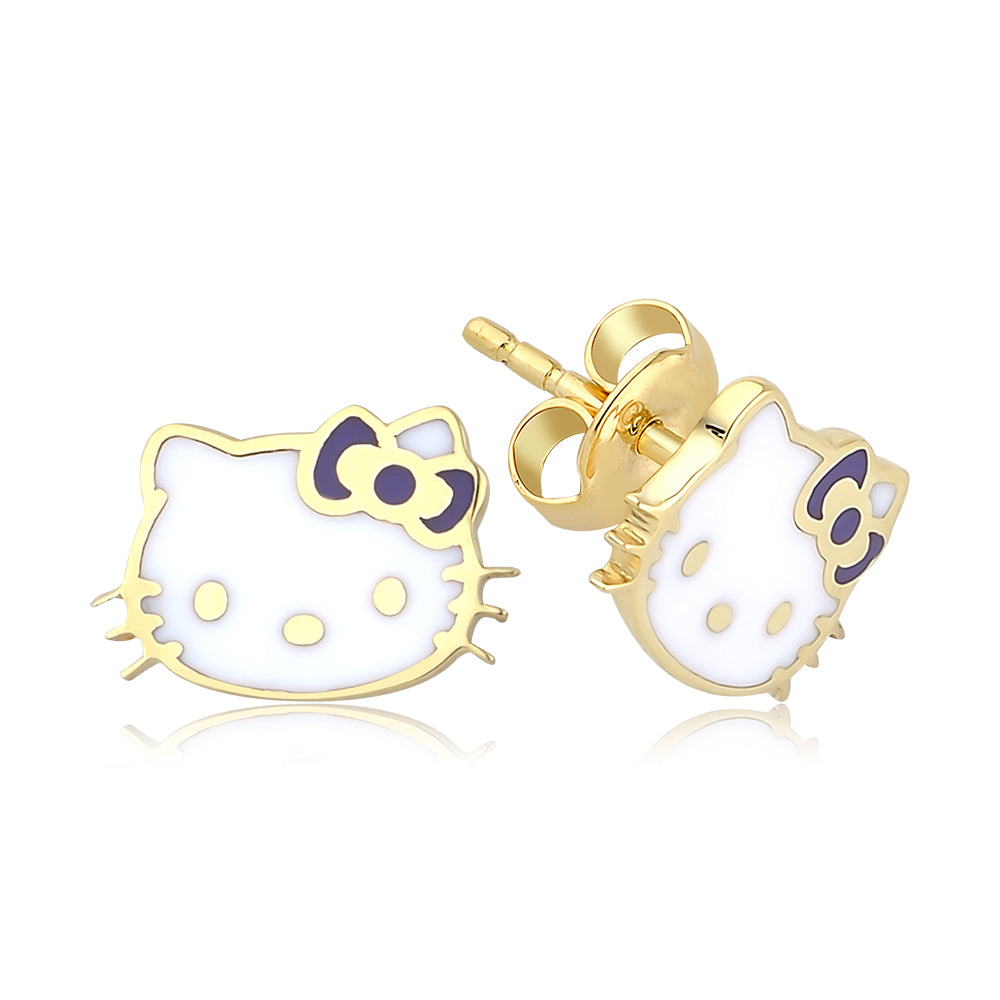 Hello Kitty Altın Küpe KP0050