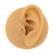 14 Ayar Altın Şimşek Piercing
