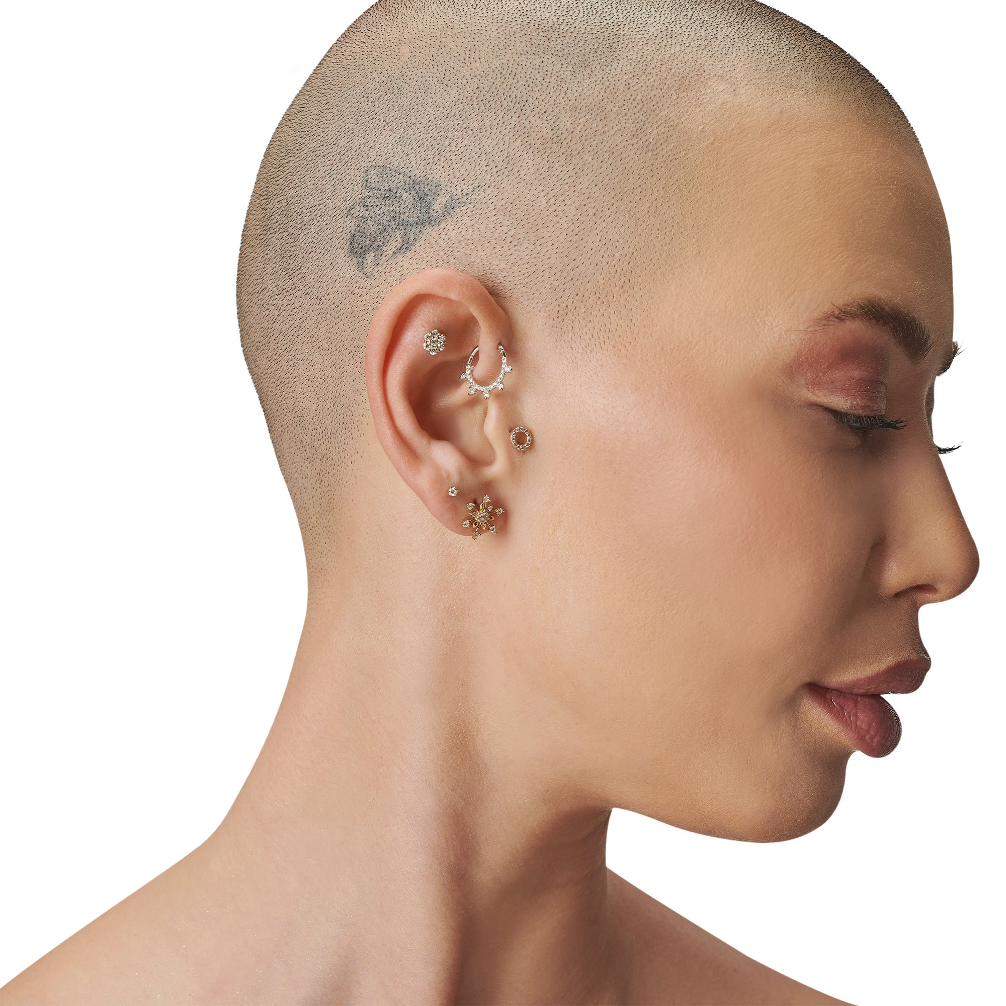 Halka Sıra Pırlanta Piercing