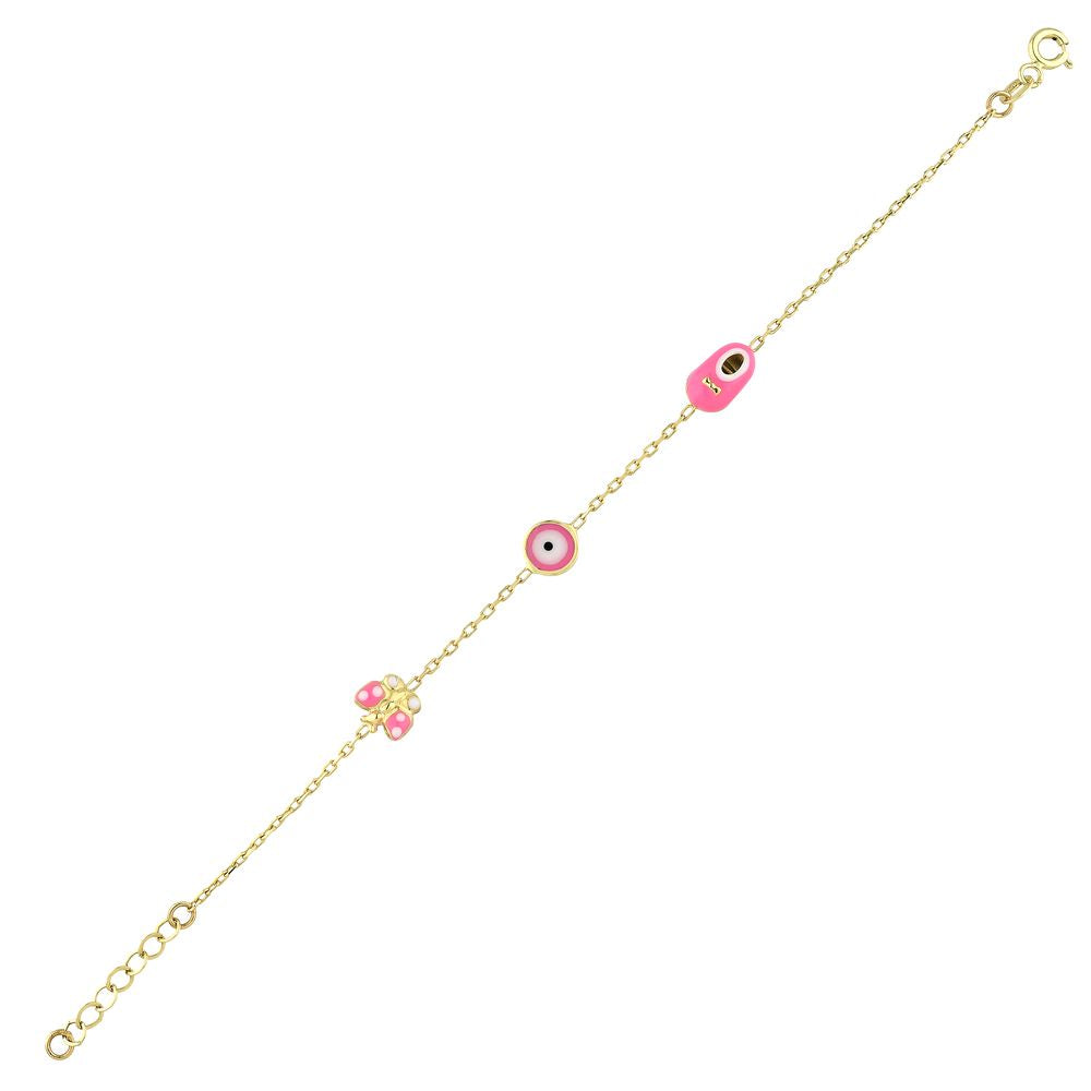 Gold Nazar Bracelet