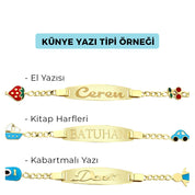 Çocuk Altın İsim Künye KN2971A