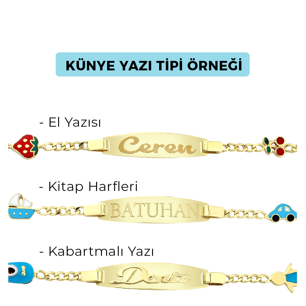Çocuk Altın İsim Künye KN2653A