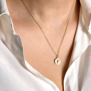 Letters Vintage Harf Altın Charm