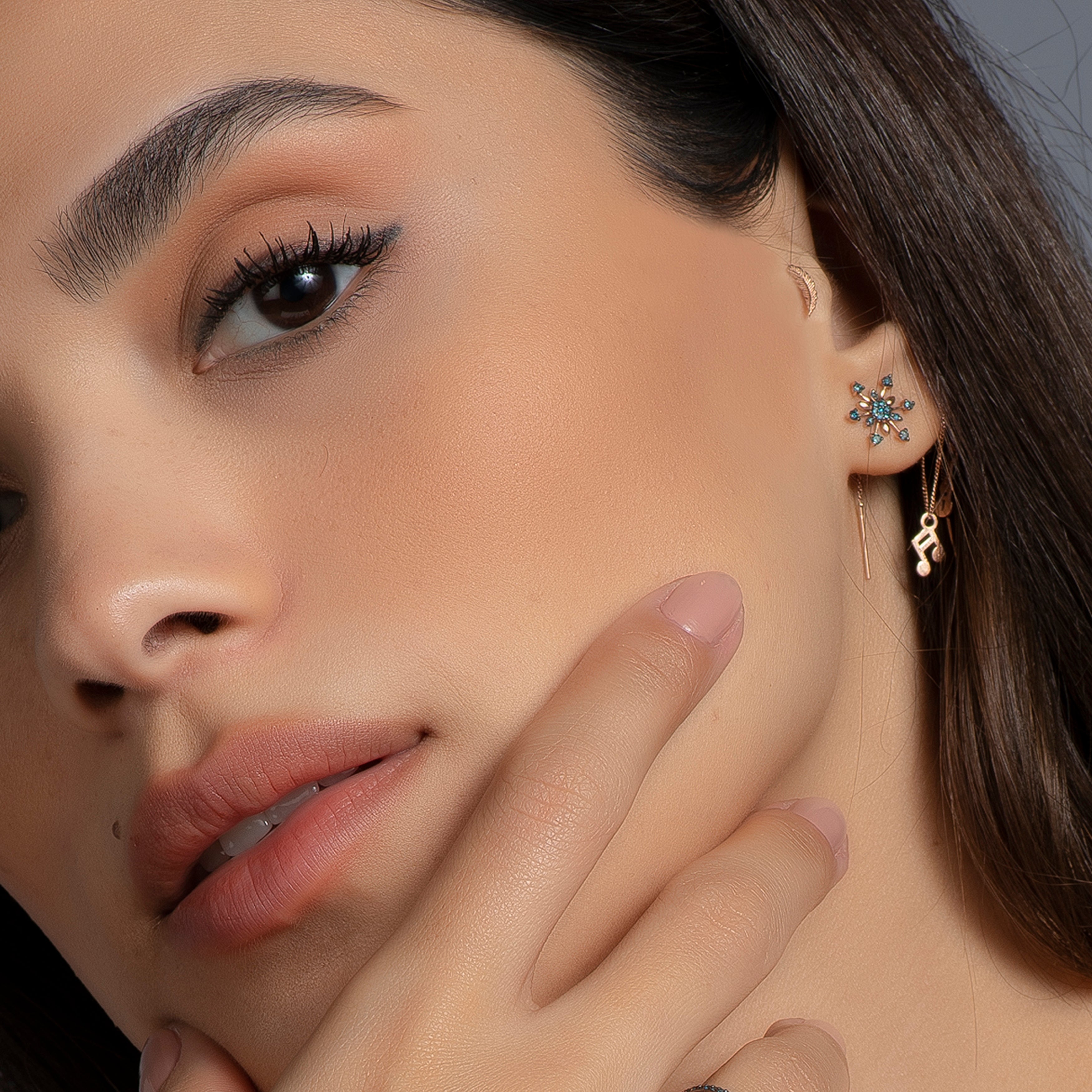 Tüy Altın Piercing