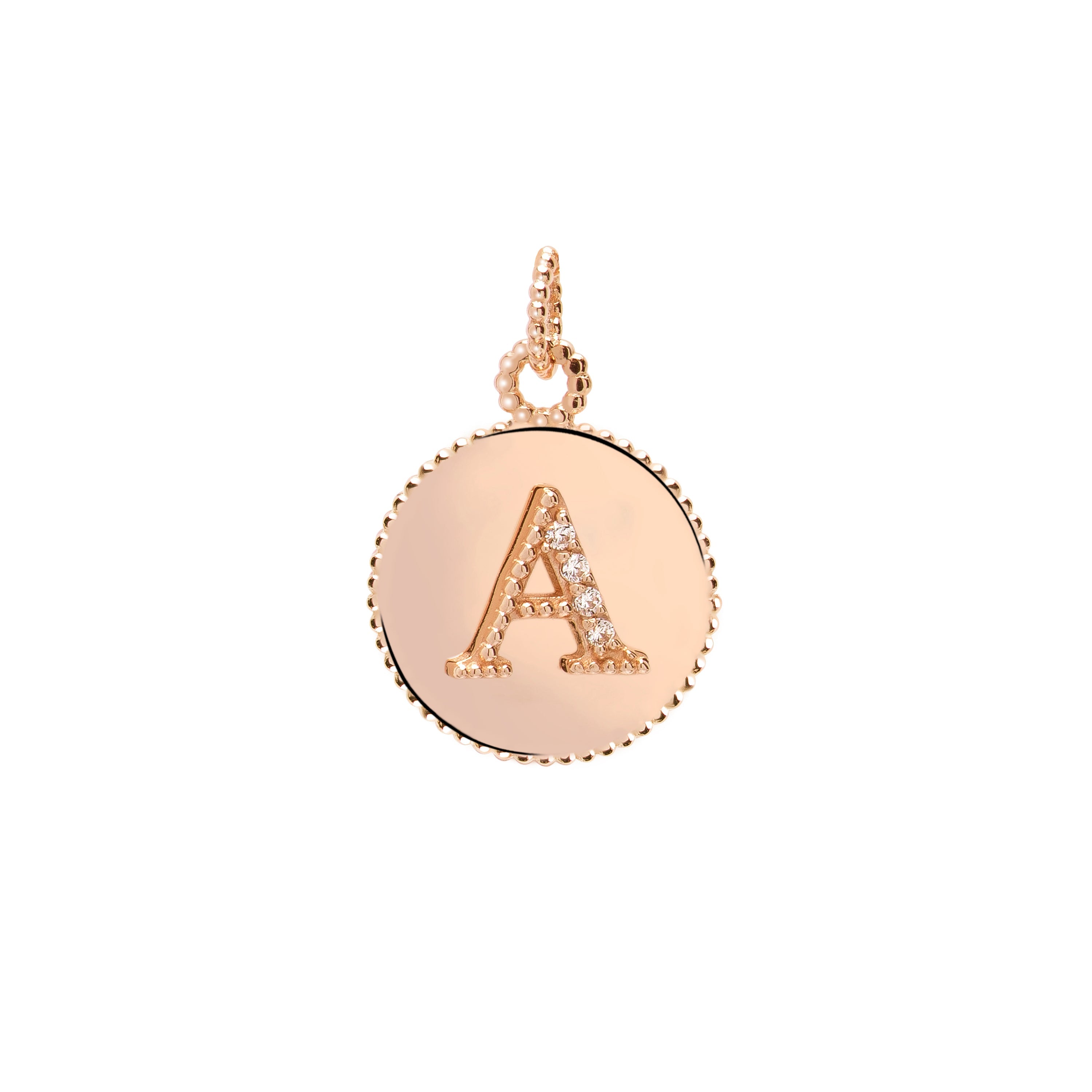 Letters Vintage Harf Altın Charm