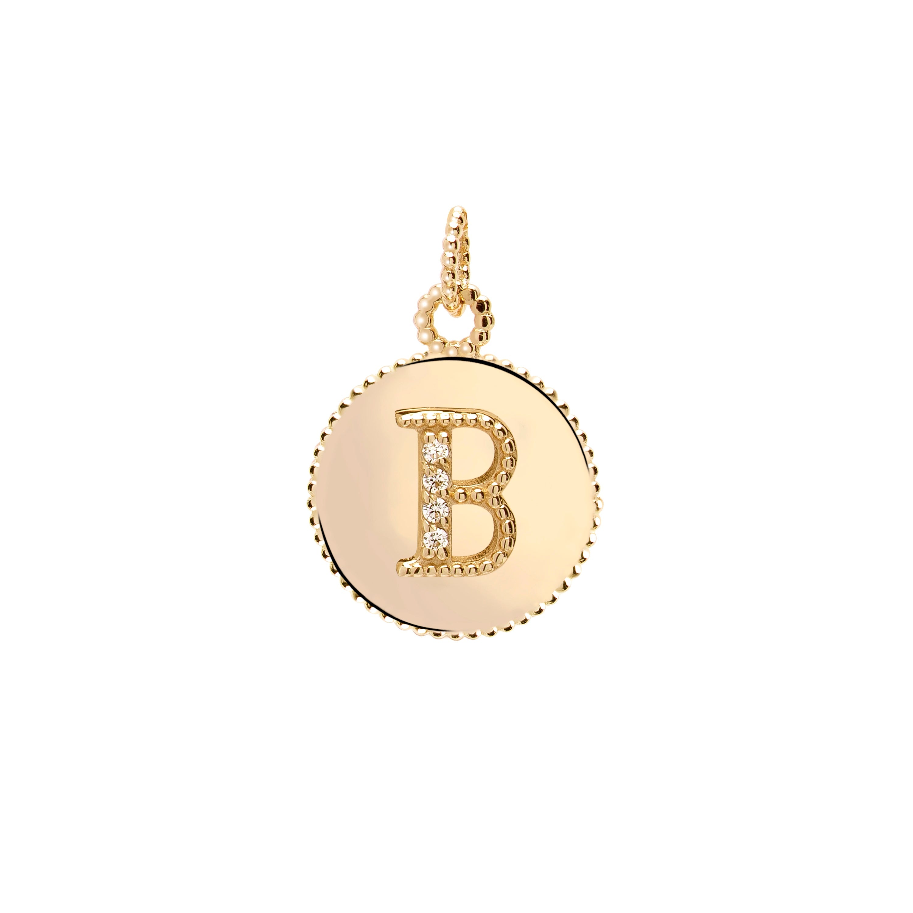 Letters Vintage Harf Altın Charm