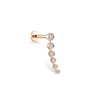 Toptop Arc Pırlanta Piercing